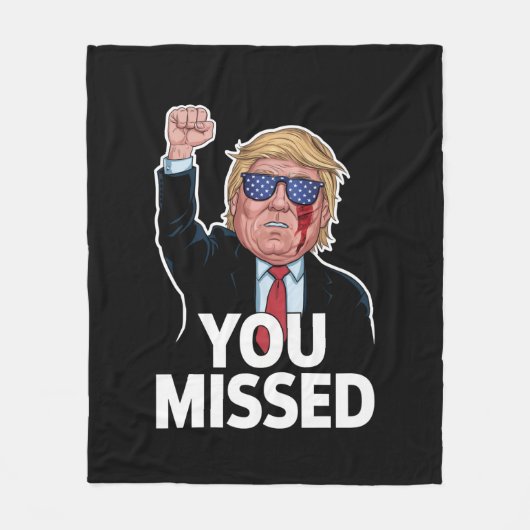 Couverture Polaire Donald Trump vous a manqué (Devant)