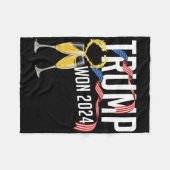 Couverture Polaire Donald Trump Won 2024 Election Inauguration Men Wo (Devant (Horizontal))