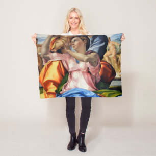 Couverture Polaire Doni Tondo, Madone Doni (détail), Michelangelo, 15