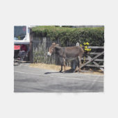 Couverture Polaire Donkey by the Gate (Devant (Horizontal))