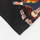 Couverture Polaire Donlad Trump Funny Orange Man Rad Trump Supporter (Coin)