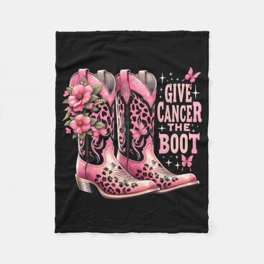 Couverture Polaire Donner Cancer Les Boot Westers Cowgirl Boots (Devant)