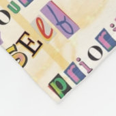 Couverture Polaire Donnez-vous la priorité (Coin)