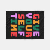 Couverture Polaire Donnez-vous un autocollant temps (Devant (Horizontal))