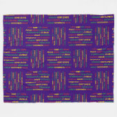 Couverture Polaire DONS SPIRITUELS chrétiens de la Bible de l'ESPRIT (Devant (Horizontal))