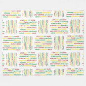 Couverture Polaire DONS SPIRITUELS de la Bible chrétienne de l'ESPRIT (Devant (Horizontal))