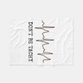 Couverture Polaire Don't Be Tachy . Funny Ekg Shirt  (Devant (Horizontal))