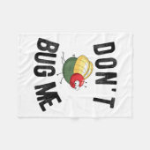 Couverture Polaire Don't Bug Me Funny Introvert Quote Saying Meme  (Devant (Horizontal))