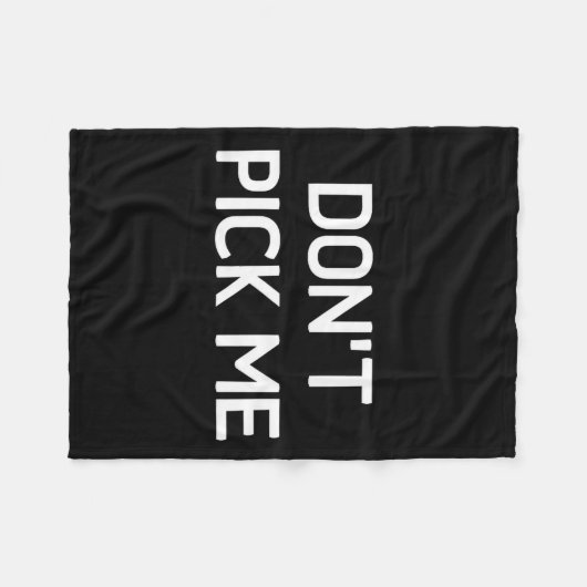 Couverture Polaire Don't Ck Me, Funny, Jokes, Sarcastic  (Devant (Horizontal))