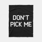 Couverture Polaire Don't Ck Me, Funny, Jokes, Sarcastic  (Devant)