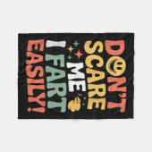 Couverture Polaire Don't E Me I Fart Easily Funny Cute Design Quote (Devant (Horizontal))