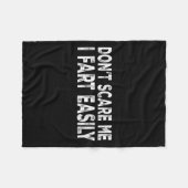 Couverture Polaire Dont E Me I Fart Easily Funny Joke Saying Men Wome (Devant (Horizontal))