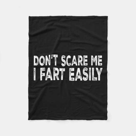 Couverture Polaire Dont E Me I Fart Easily Funny Joke Saying Men Wome (Devant)