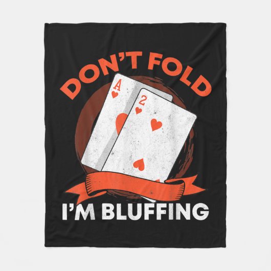 Couverture Polaire Dont fold Poker (Devant)