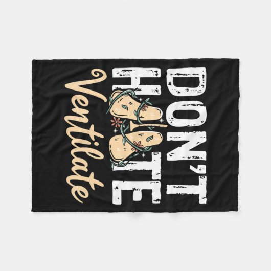 Couverture Polaire Dont Hate Ventilate Resratory Therast Pulmono  (Devant (Horizontal))