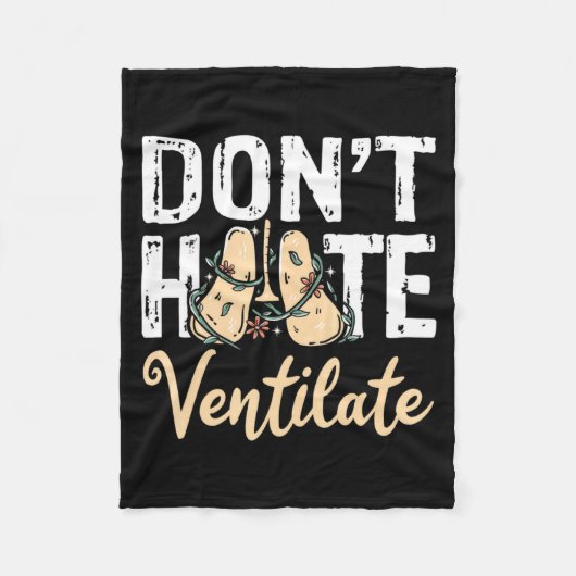 Couverture Polaire Dont Hate Ventilate Resratory Therast Pulmono  (Devant)