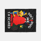 Couverture Polaire Don't Hug Me I'm Eds Funny Saying Sarcasm Raglan B (Devant (Horizontal))