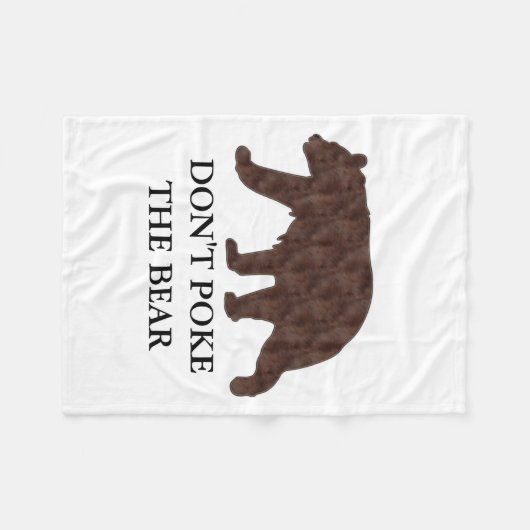 Couverture Polaire Dont Ke The Bear  (Devant (Horizontal))