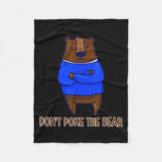 Couverture Polaire Don't Ke The Bear Gift  (Devant)