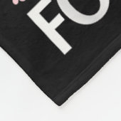 Couverture Polaire Don't Make Me Put My Foot Down Funny Flamingo Love (Coin)