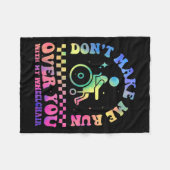 Couverture Polaire Don't Make Me Run Over You With My Wheelchair Hand (Devant (Horizontal))