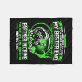 Couverture Polaire Don't Mess With My Friend  (Devant (Horizontal))