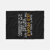 Couverture Polaire Don't Off Old People Life In Prison  (Devant (Horizontal))