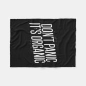 Couverture Polaire Don't Panic It's Organic (Devant (Horizontal))