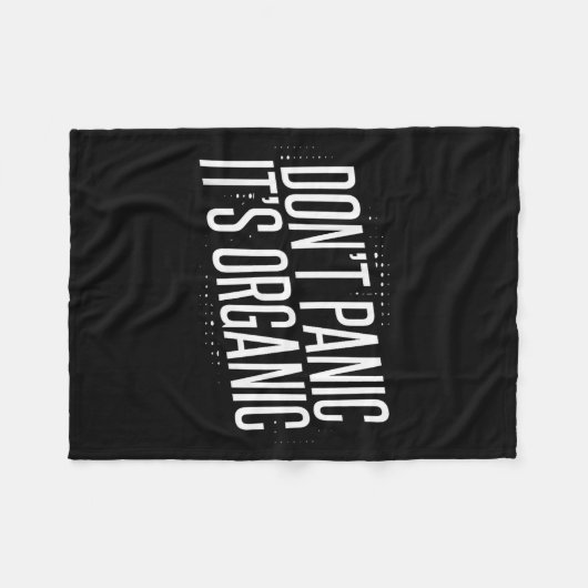 Couverture Polaire Don't Panic It's Organic (Devant (Horizontal))