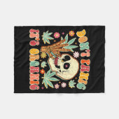 Couverture Polaire Don't Panic It's Organic Weed Skull  (Devant (Horizontal))