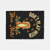 Couverture Polaire Don't Play With Your Nuts Squirrel (Devant (Horizontal))