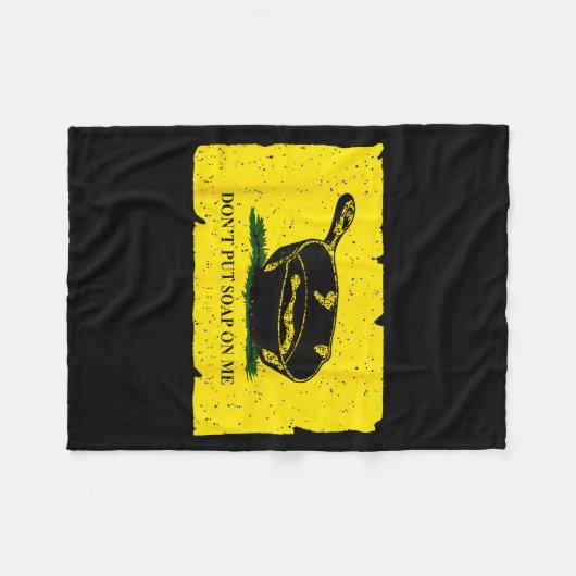 Couverture Polaire Don't Put Soap On Me  (Devant (Horizontal))