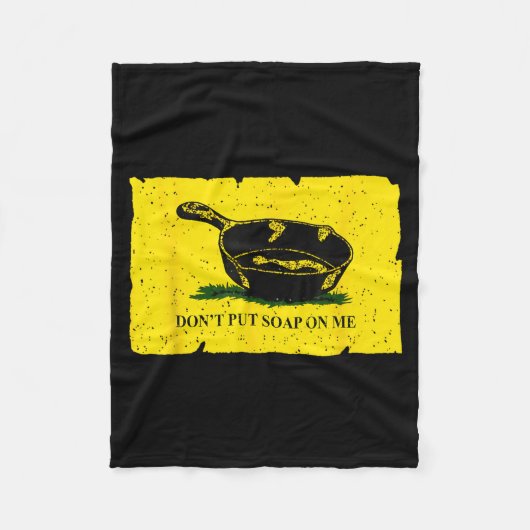 Couverture Polaire Don't Put Soap On Me  (Devant)