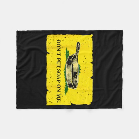 Couverture Polaire Don't Put Soap On Me  (Devant (Horizontal))