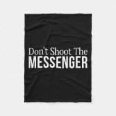 Couverture Polaire Don't Shoot The Messenger - (Devant)