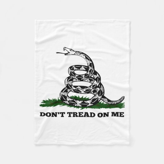 Couverture Polaire Don't Tread On Me 2nd Amendment Patriotic New Nove (Devant)