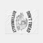 Couverture Polaire Don't Tread Rhythmically Apparel For Men Women  (Devant (Horizontal))