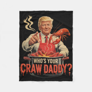 Couverture Polaire Dont votre père de famille Crawdaddy Crawfish Funn