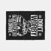 Couverture Polaire Don't Worry I'm Koalified To Drive Funny New Drive (Devant (Horizontal))