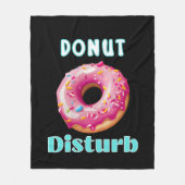 Couverture Polaire Donut Disturb fun (Devant)