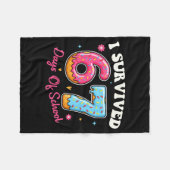 Couverture Polaire Donuts 67th Day Of School Funny 67 Days Of School (Devant (Horizontal))