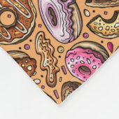 Couverture Polaire Donuts avec Motif d'arrosage (Coin)