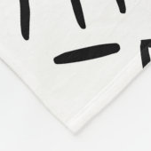 Couverture Polaire Doodle eye, motif créatif sans couture. (Coin)