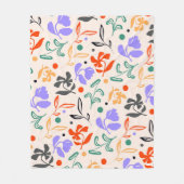 Couverture Polaire Doodle Garden (Devant)