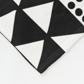 Couverture Polaire Doodle noir blanc : Ethnic Seamless (Coin)