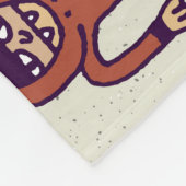 Couverture Polaire Doodles d'Halloween, bande dessinée délirante sans (Coin)