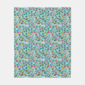 Couverture Polaire Doodles totalement mignons (Devant)