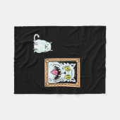 Couverture Polaire Dorian Gray's Cat Teeshirt From Skunkbear  (Devant (Horizontal))