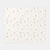 Couverture Polaire Dorm Moderne Fille Tulipes rose Floral (Devant (Horizontal))