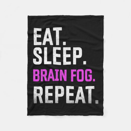 Couverture Polaire Dormir Cerveau brouillard Répéter Fibromyalgie Sen (Devant)
